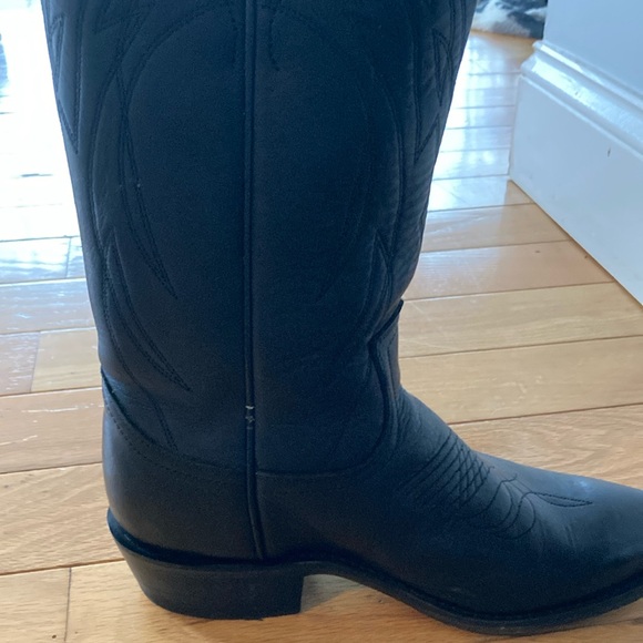 Frye Billy Pull on tall black leather  9 M - Picture 8 of 15